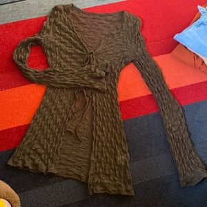SHEIN brown top